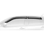 Galio Door Visor for Altroz Car With Silver Line 